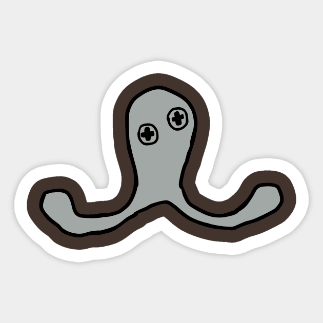 Famous Drunk Octopus Sticker by Melty Shirts